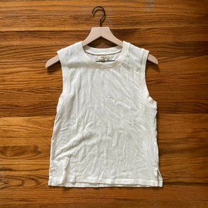 Recycled Cotton Crewneck Muscle Tank Madewell